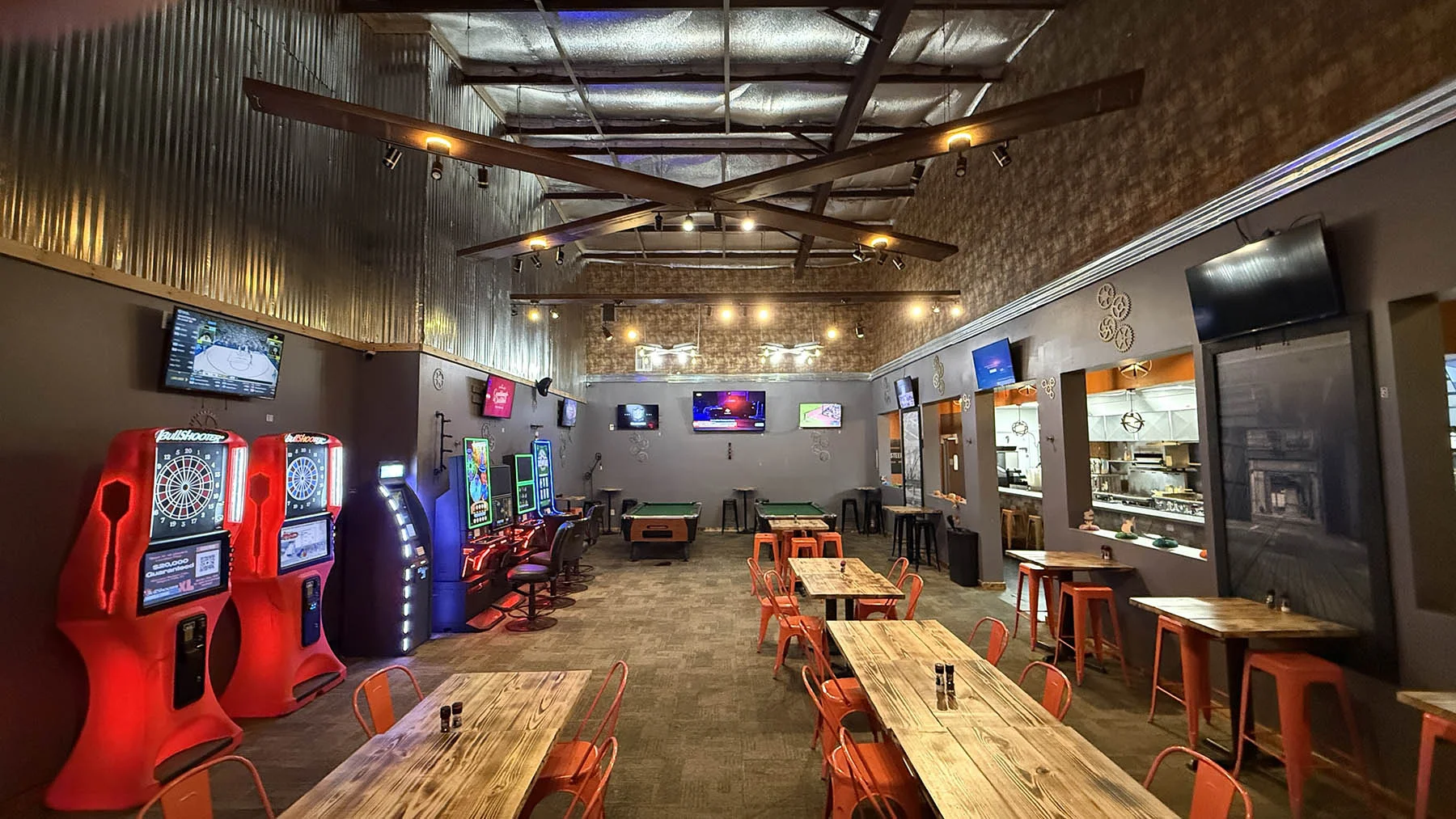 Steel House interior